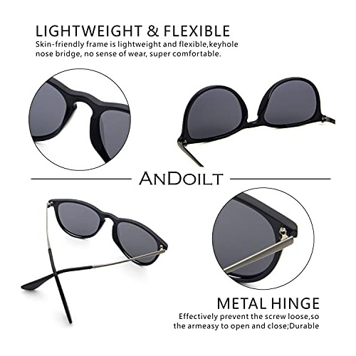 Andoilt Gafas De Sol Polarizadas Vintage Para Mujer Zdw7g