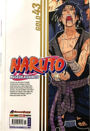 Naruto Gold Edição 43 - Mangá Panini