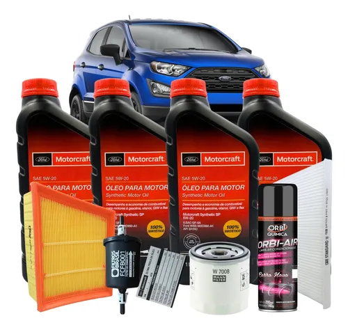 comprar Kit Revisão Oleo 5w20 Ford Ecosport 1.5 2018 2019 2020 2021