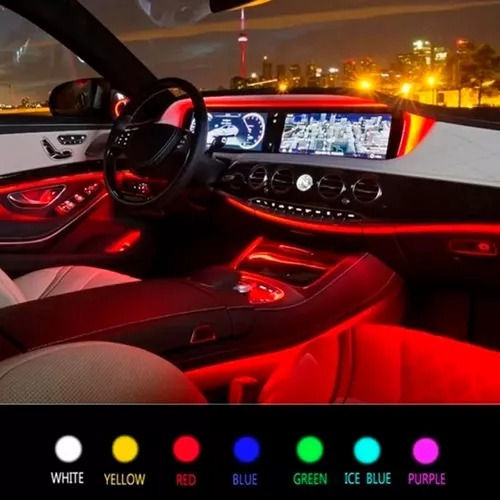 Luces Led Rgb Para Auto Con Control Seisa Mj12 *itech Shop