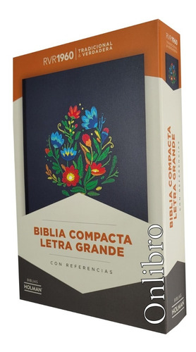 Biblia Compacta Reina Valera 1960 Tapa Dura Bordado