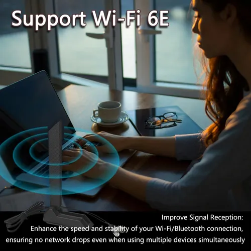 Antena Wifi 6e Zahara Rp-sma Dual Banda Para Placas Asus