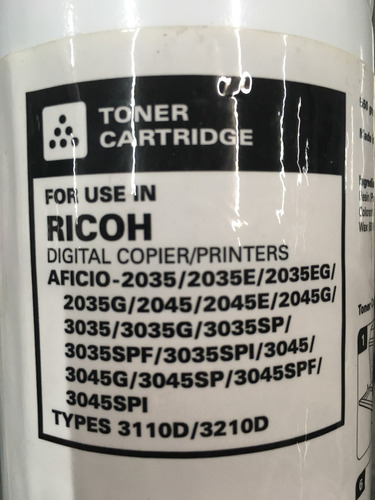 Toner Katun Para Ricoh Aficio 2035