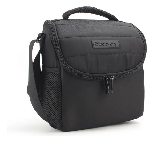 Lunchera Bolso Térmico Discovery 27386 / Tomica Multishop Color Negro Liso