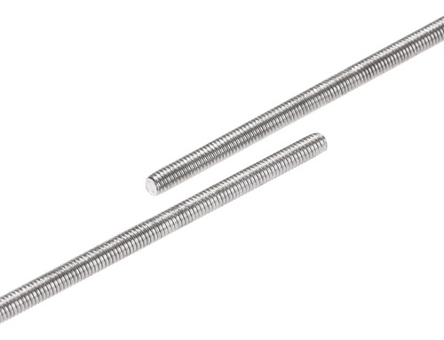 5 Varilla Roscada De Acero Inoxidable 304 M3x100mm Plateado