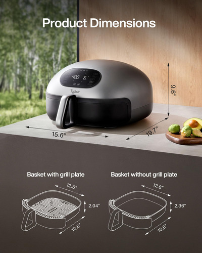Velocidade De Cozimento Air Fryer Typhur Dome No.1 Com 32 As