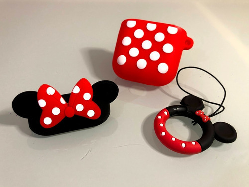 Funda Auriculares AirPods Bluetooth Protector Minnie Mickey