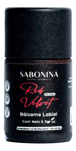 Bálsamo De Labios Con Color Sabonina - Red Velvet