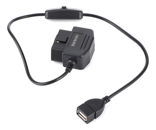 Cable De Carga Usb Obd2 De 18,7 Pulgadas, Conector De 16 Pin