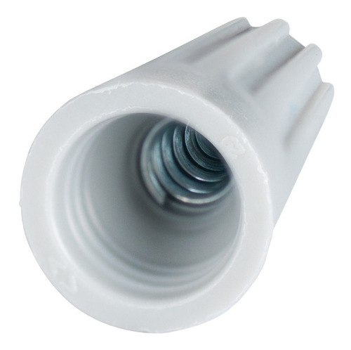 Conector De Resorte Terminal Capuchon Empalme Gris X 100