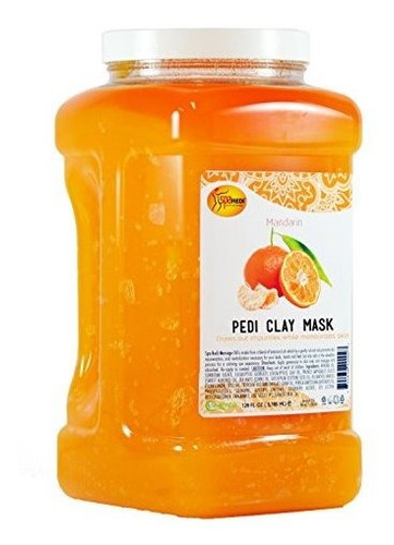 Spa Redi Pedi Mascarilla De Arcilla (mandarina, 1 Galon)