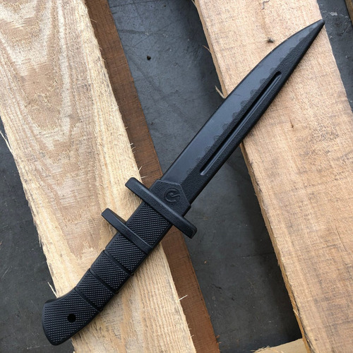 Imagen 1 de 10 de Cuchillo De Entrenamiento Sin Filo De Caucho Flexible 3201