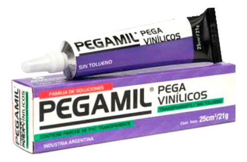 Pegamento Adhesivo Pegamil Para Vinilico 21g