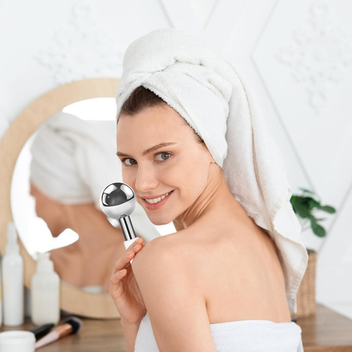Juron- Masajeador Facial De Belleza De Acero Inoxidable Ice