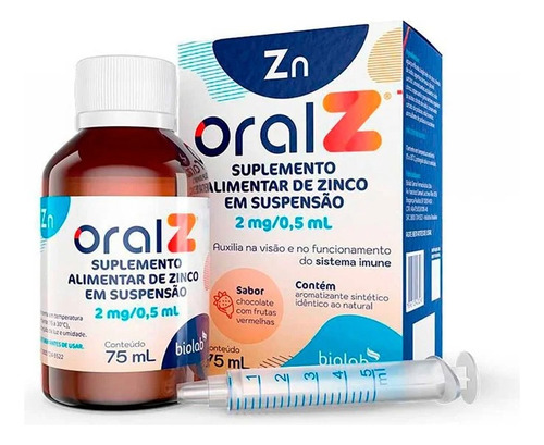 Suplemento Alimentar Oral Z Choc. Com Frutas Vermelhas 74ml