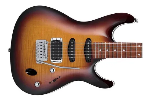 Guitarra Super Strato HSS Ibanez SA260FM Transparent Gray
