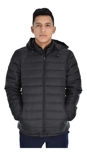 Campera Inflable Hombre Impermeable Capucha Star Road 2205