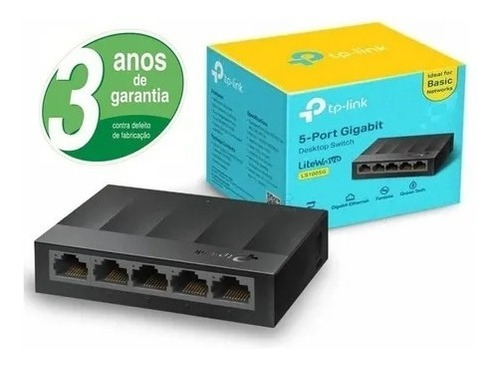 Switch Tp-link 5 Portas Ethernet Gigabit Ls1005g