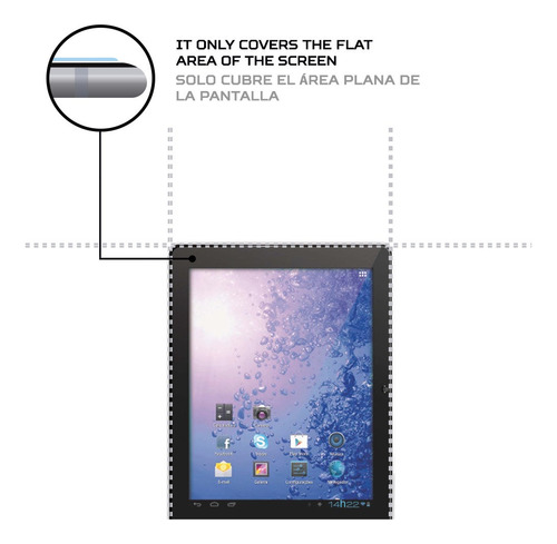 Protector Mica Pantalla Para Multilaser 8 Oxy
