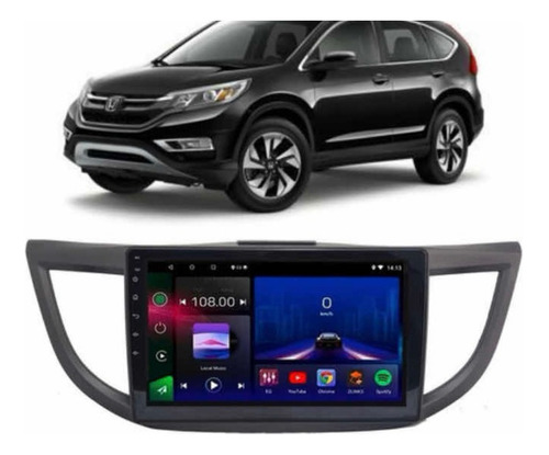 Multimedia 10 Android 12 Honda Crv 2012+ Wifi Waze Cámara R