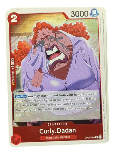 One Piece Curly Dadan Op7 (Usado)
