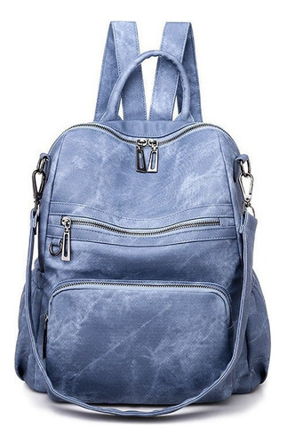 Mochila viaje Genérica Mujer Backpacks color azul