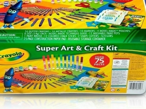 Crayola Super Art And Craft Kit De 75 Piezas. En 55 Vrds.