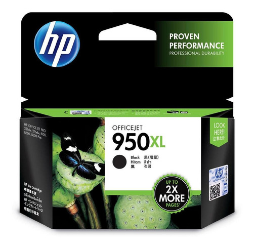 Imagen 1 de 6 de Cartucho De Tinta Hp 950xl Negra