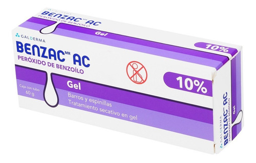 Imagen 3 de 5 de Benzac Gel Peróxido Benzoilo 10% Elimina Acné Puntos Negros