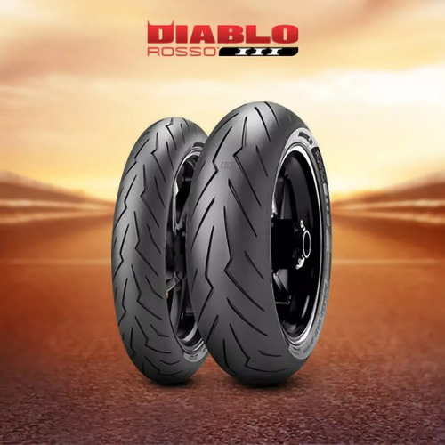 Llantas Pirelli 150/60r-17 + 120/70zr17 Diablo Rosso 3 Tl