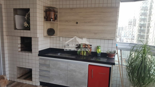 Imagem 4 de 30 de Apartamento Em Vila Guilhermina, Praia Grande/sp De 157m² 4 Quartos À Venda Por R$ 750.000,00 - Ap1911965-s