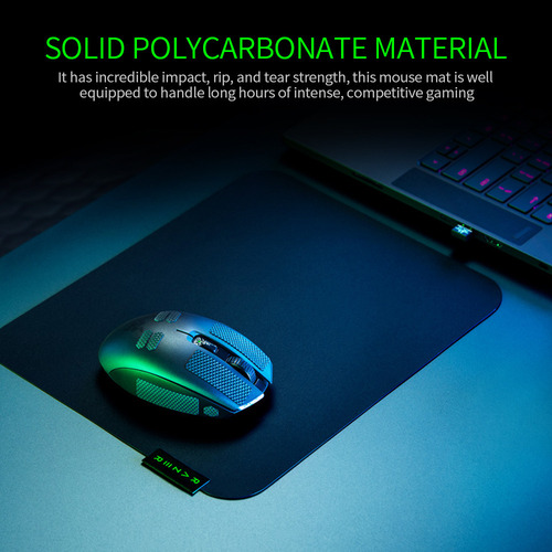 Hefu Mouse Pad Para Jogos Razer Sphex V3 Com Acabamento