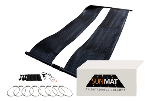 2 Paneles Solares Para Alberca Piscina Sunmat 0.61x3m 3.7m2