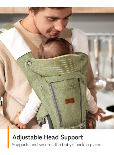 Besrey Portabebés, Mochila Frontal Con Asiento, Mochila De S