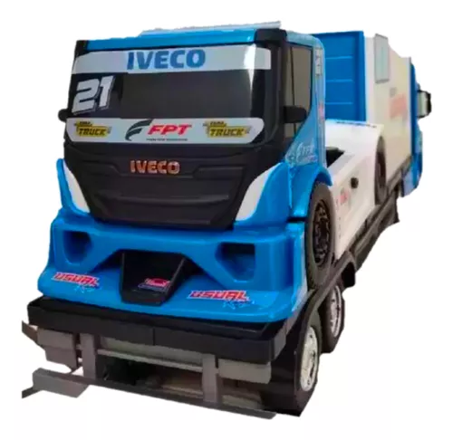 Caminhão Carreta Formula Truck Racing Equipe Iveco Brinquedo