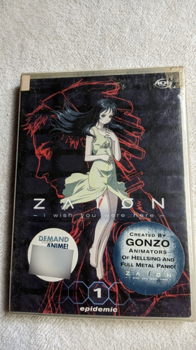 Zaion Vol. 1 Anime Dvd Nuevo Importado Y Sellado Manga Otaku