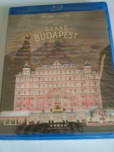 The Grand Budapest Hotel Blu-ray Nuevo Sellado Envio Gratis