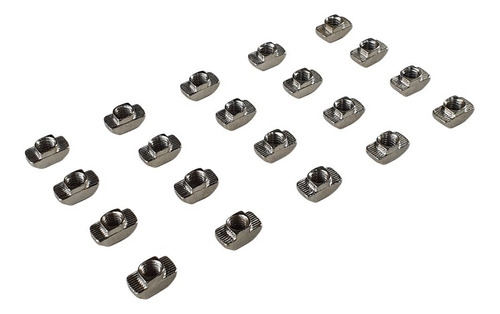 20 Tuerca M6 Cabeza De Martillo R8mm + 20 Tornillo M6 X 15mm