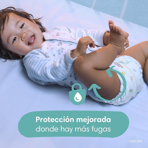 Pampers Baby-dry  Pañales Desechables, Na, Talla 5, 5, 1
