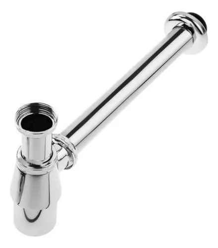 Sifão Cromado Copo Metal 1 1/4 Lavatorio Pia Banheiro Tanque