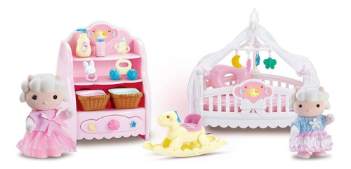 Casinha Feliz Tipo Sylvanian C/ Ovelhinha Quarto Bebê - Zoop