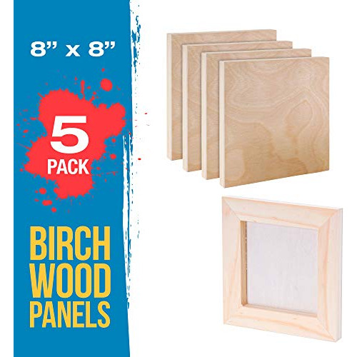 Tableros De Madera De Abedul Vertido De Pintura De 8 X...