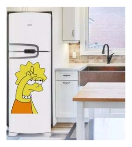 Adesivo De Geladeira Lisa Simpson Mod02