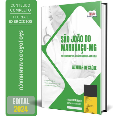 Apostila Prefeitura São João Do Manhuaçu Mg 2024 Auxiliar