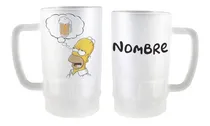 Comprar Tarro Cervecero Homero Simpson Con Nombre Personalizado 22oz