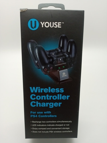Imagen 3 de 6 de Cargador Dual Para Controles Ps4 Tipo Micro Usb, Youse