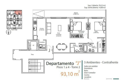 Imagen 21 de 30 de Venta Departamento De 3 Amb En Suite - Moron Sur - 3ºc
