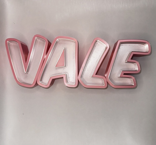 Nombre Impreso En 3d 5 Letras. Excelente Regalo