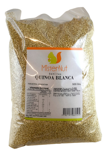 Semilla De Quinoa Blanca Mister Nut X 500grs