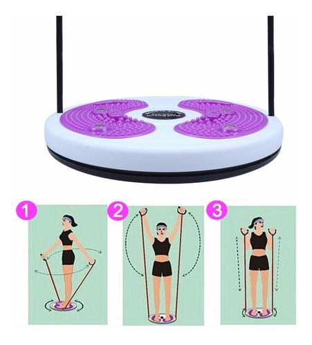 Imagen 4 de 7 de Disco Twister Con Ligas Moldea La Caderas